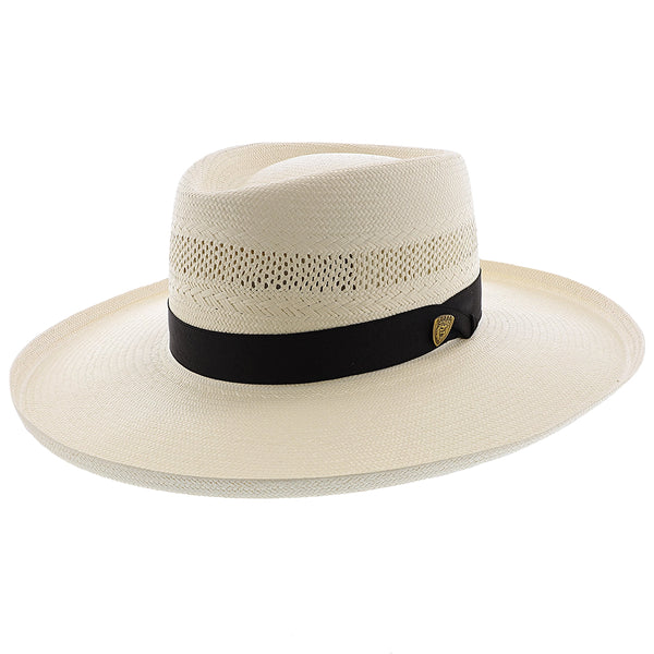 San Juan – Dobbs Vented Shantung Straw Fedora Hat