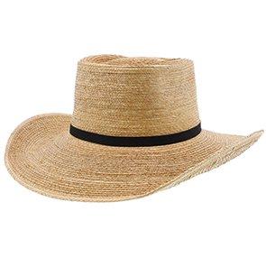 Oak Boxtop Hat – Natural Hand Woven Guatemalan Palm Hat