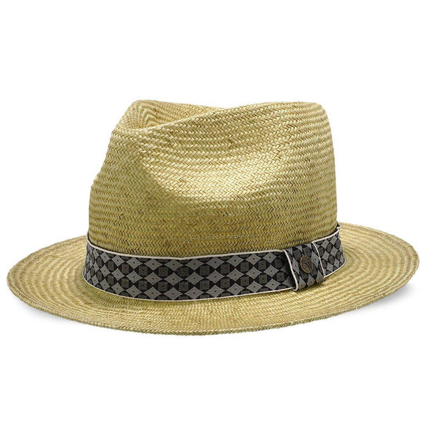 Midnight Luxe – Walrus Hats Sisal Straw Fedora Hat w/ Band