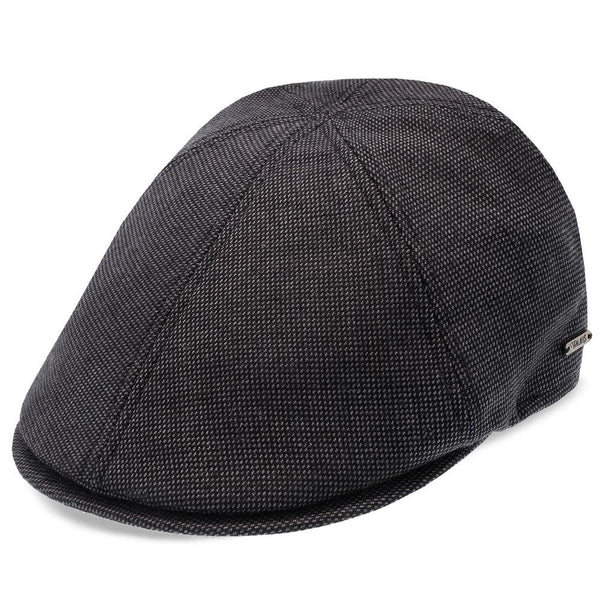 Walrus Hats Luxe Check Duckbill Wool Flat Cap