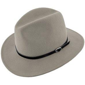 Legacy – Walrus Hats Grey Wool Felt Fedora Hat – H7002