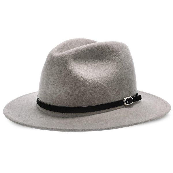 Legacy – Walrus Hats Grey Wool Felt Fedora Hat – H7002