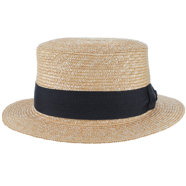 Voyage – Walrus Hats Natural Straw Boater Hat – H7006