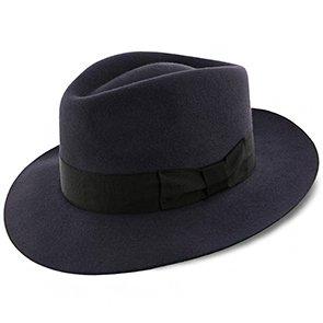 Egan – Dobbs Navy Fur Felt Fedora Hat