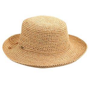 Cross country – Scala L551OS Tea Packable/Crushable Raffia Straw Bucket Hat