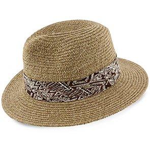 Surfzone – Scala Tan Toyo Straw Blend Fedora Hat