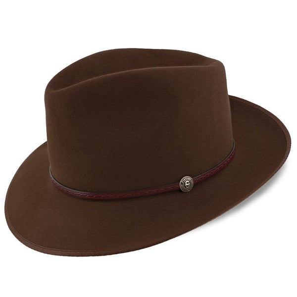 Roadster – Stetson Walnut Fur Felt Fedora Hat – TFRDTRB