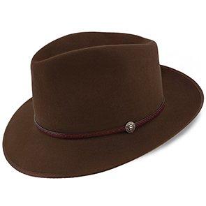 Roadster – Stetson Walnut Fur Felt Fedora Hat – TFRDTRB