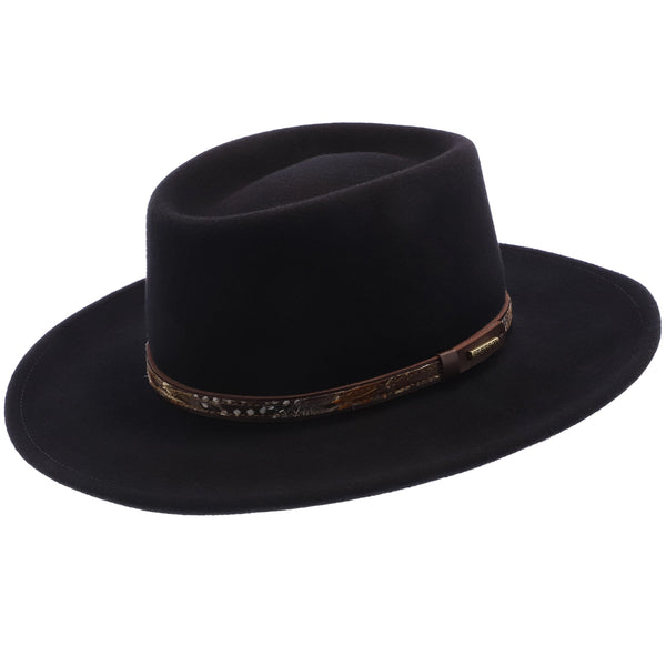 Kelso – Stetson Crushable Wool Felt Gambler Hat