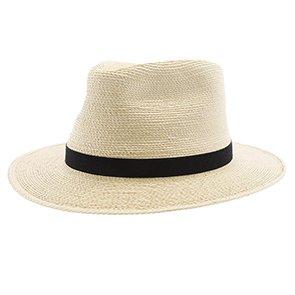 Fine Palm Tear Drop Fedora – Natural Hand Woven Guatemalan Fine Palm Hat