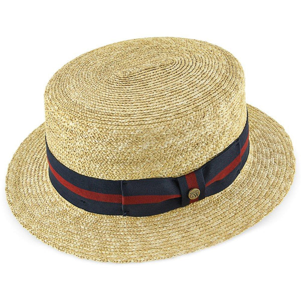 Classic – Walrus Hats Natural Straw Boater Hat – H7005