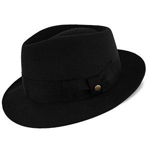 Compass – Walrus Hat Diamond Crown Wool Felt Fedora Hat