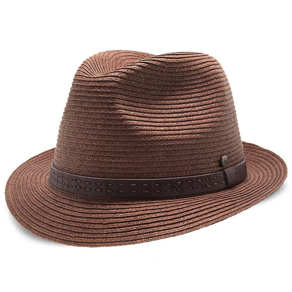 Driftwood – Walrus Hats Brown Paper Braid Straw Fedora Hat