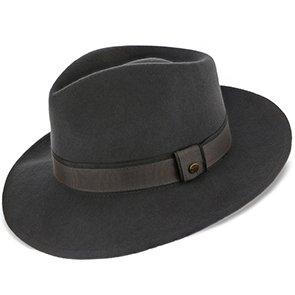 Tampa – Walrus Hats Grey Center Dent Wool Felt Fedora Hat