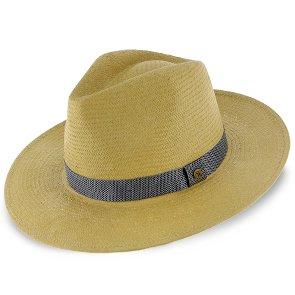 Big Catch – Walrus Hats Natural Paper Braid Straw Fedora Hat w/ Band