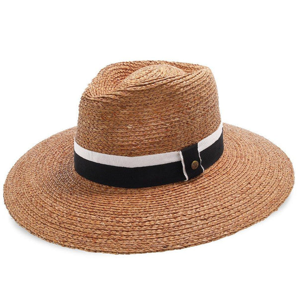 South Beach – Walrus Hats Natural Raffia Straw Fedora Hat