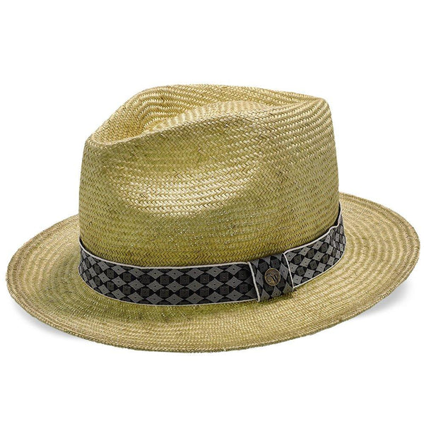 Midnight Luxe – Walrus Hats Sisal Straw Fedora Hat w/ Band