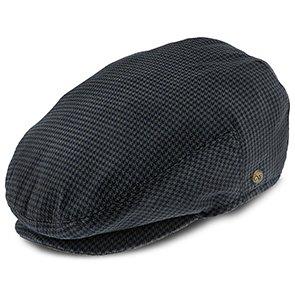 The Blazer – Walrus Hats Navy/Green Houndstooth Polyester Ivy Cap