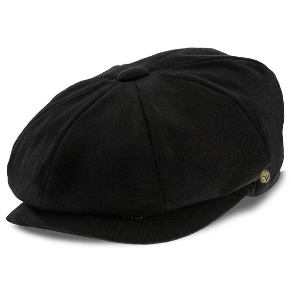 Beckham – Walrus Hats Tan Cotton 8 Panel Newsboy Cap