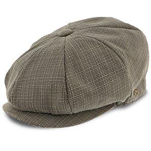 Textbook – Walrus Hats Sage/Grey Polyester 8 Panel Newsboy Cap