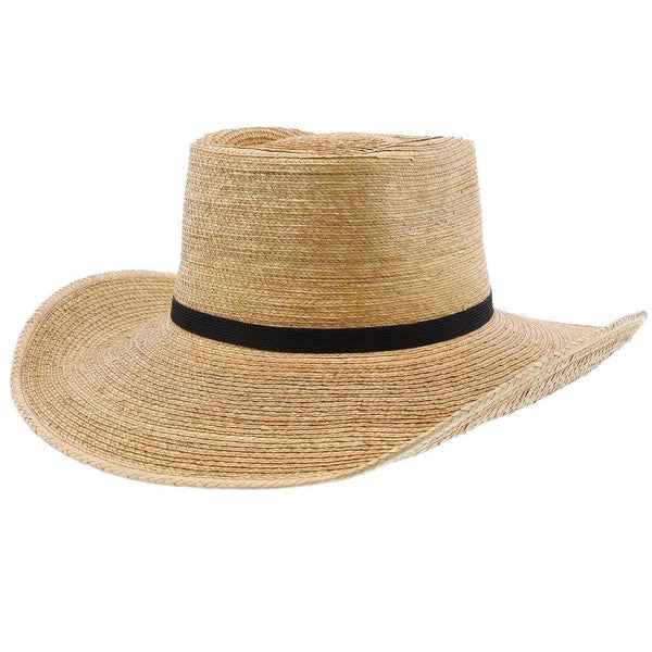 Oak Boxtop Hat – Natural Hand Woven Guatemalan Palm Hat